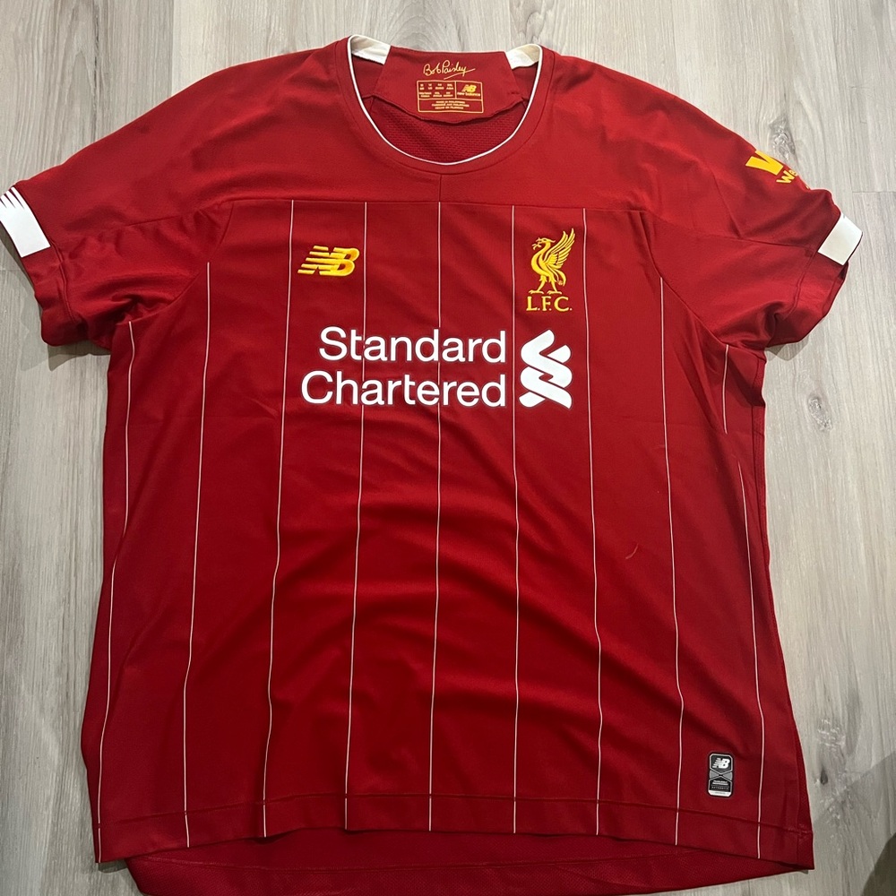 Soccer team 
Liverpool team shirt